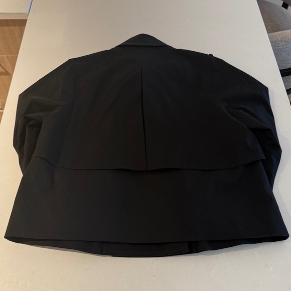 Club Monaco Women's Black Cropped Trench - Picture 4 of 4